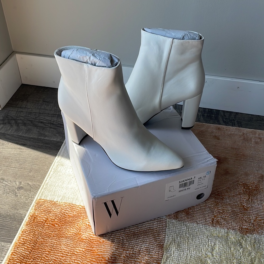 White booties